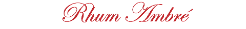 Rhum Ambré